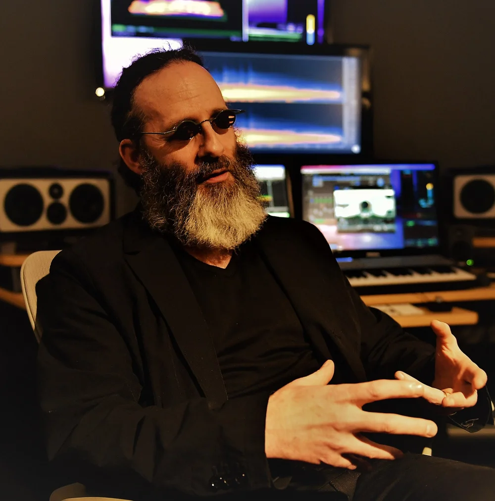 Matthew Bennett in the studio